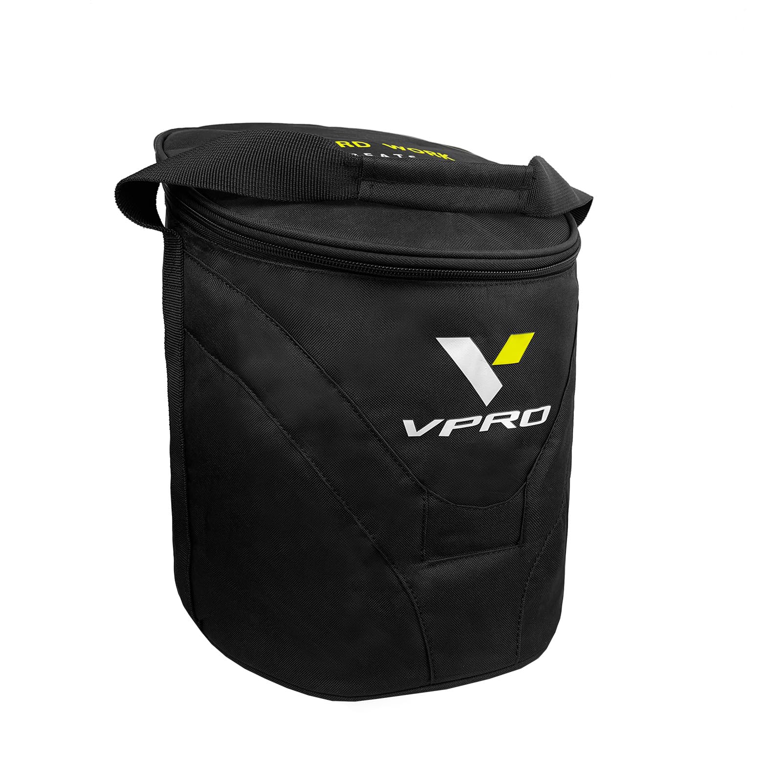 VPRO Black Zip Hockey Ball Bag Sports Equipment Transport