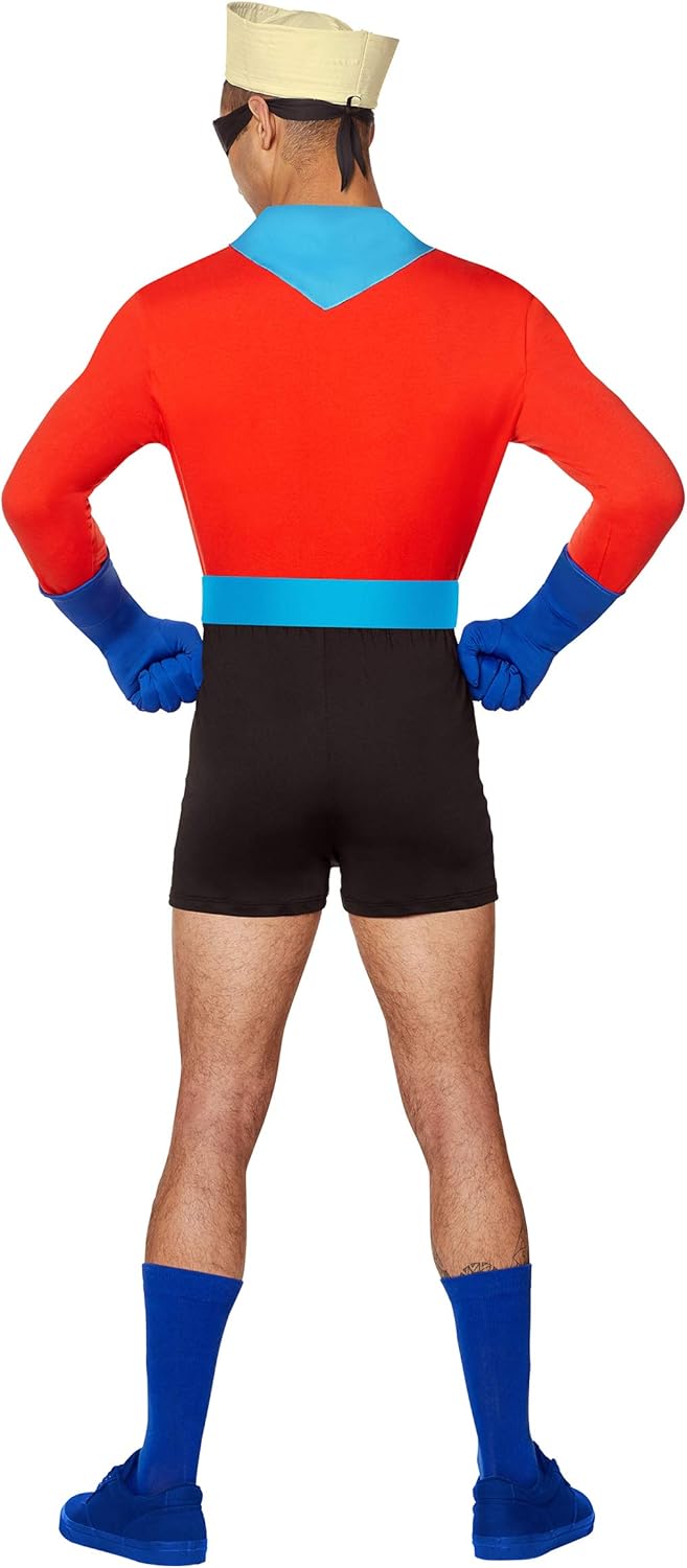 Spirit Halloween SpongeBob SquarePants Adult Barnacle Boy Costume | Officially Licensed | Group Costume | Nickelodeon
