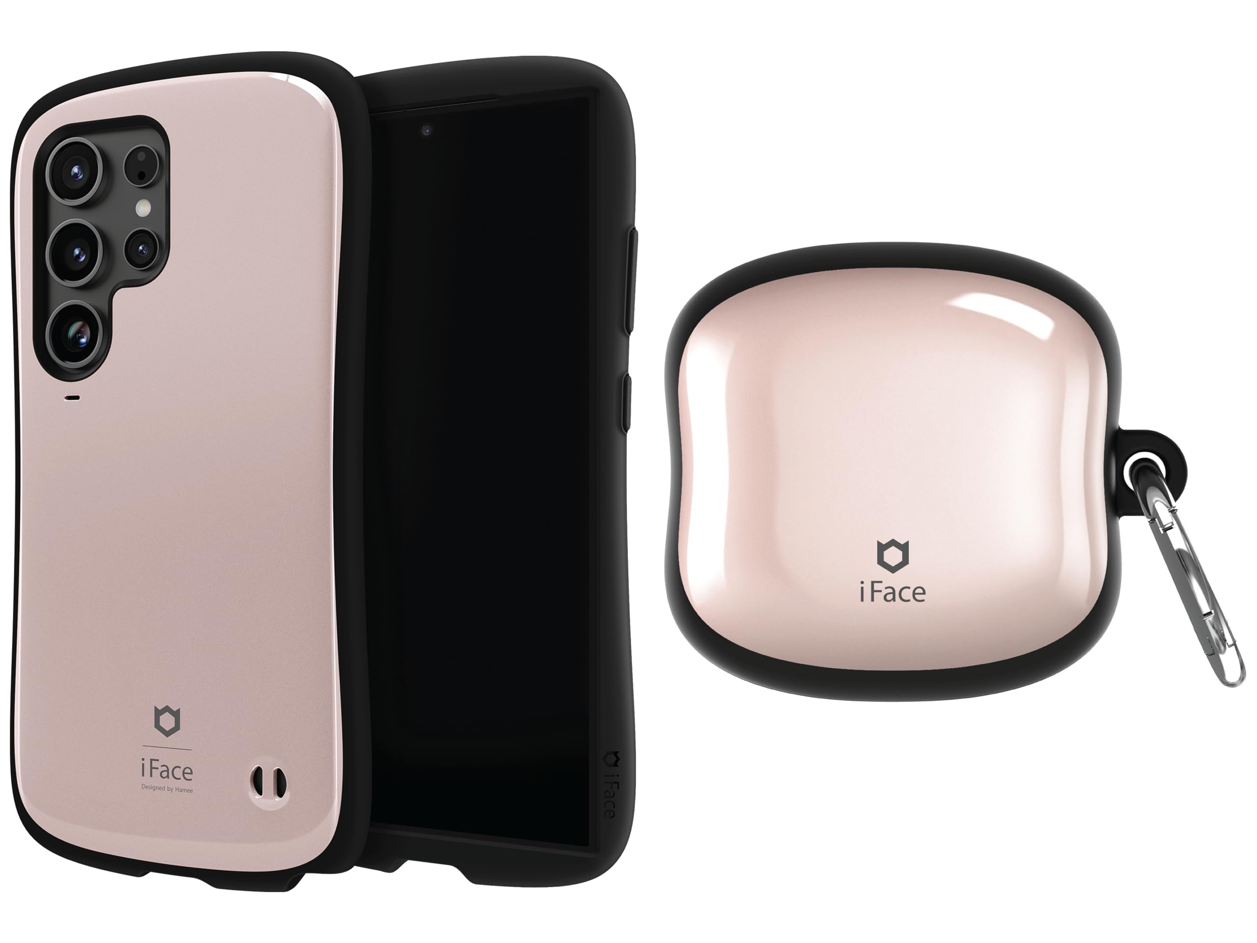 Samsung Galaxy S24 Ultra First Class Case [Rose Gold] + Samsung Galaxy Buds 2 Pro Case [Rose Gold] Bundle