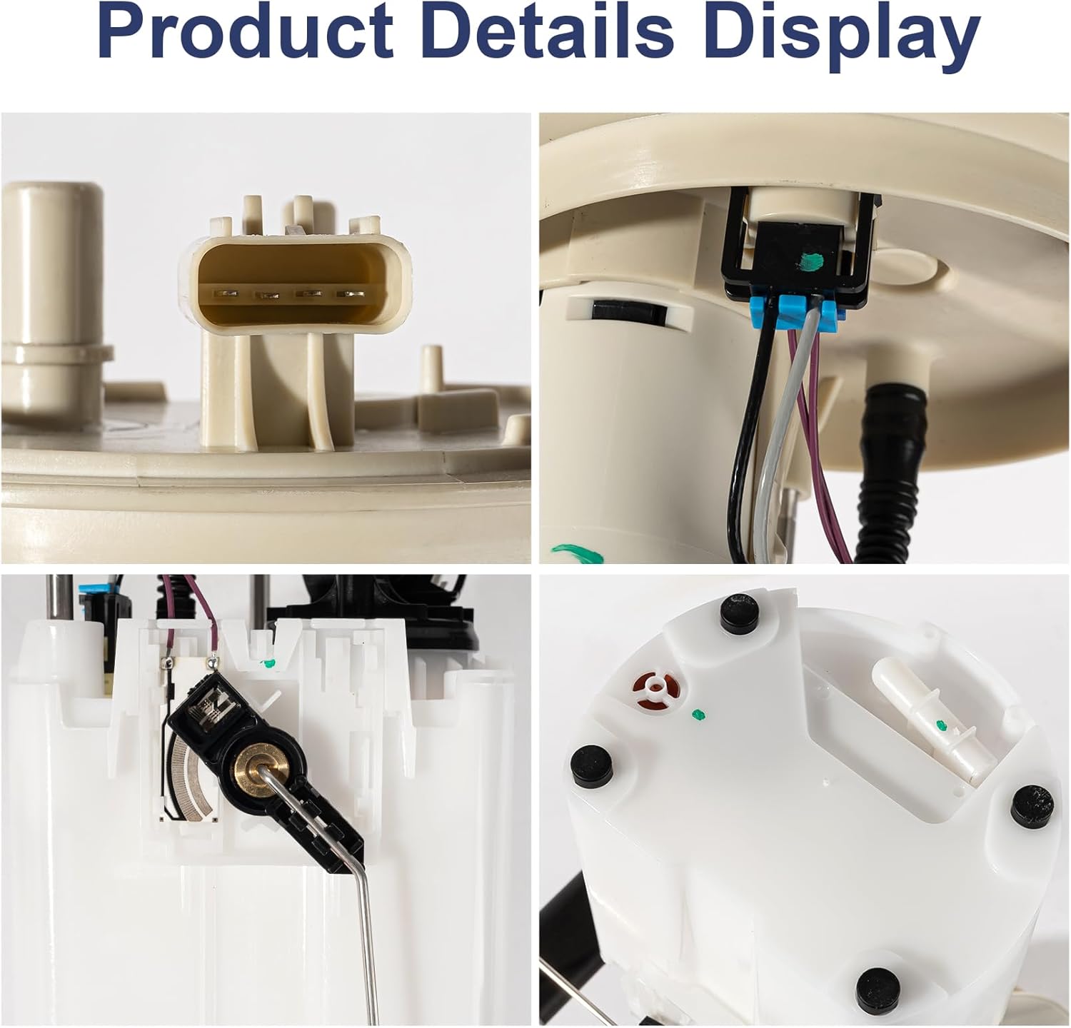 Electric Fuel Pump Assembly Compatible with Ford F150 F-150 2009 2010 2011 2012 2013 2014 V6 3.7L V8 4.6L 5.0L 5.4L 6.2L Replace E2545M 9L3Z9H307F VANBOL0146 with 36 Gal. Sending Unit Pickup