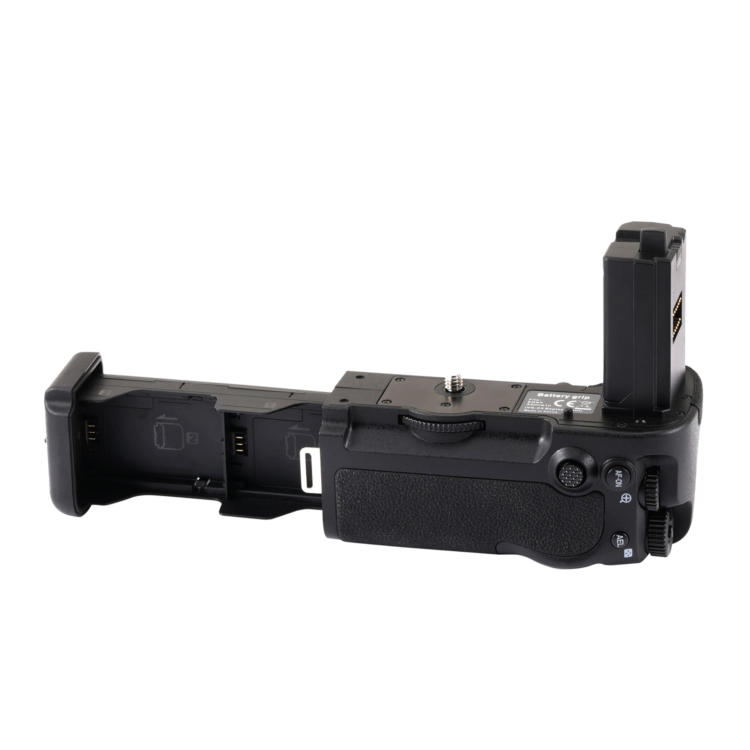 Hersmay VG-C5 uchwyt baterii do aparatu Sony A9III A1II, zamiennik do Sony VG-C5, zwiększona wydajność i ulepszona ergonomia, mieści 2 akumulatory FZ100 (baterie nie wchodzą w zakres dostawy)