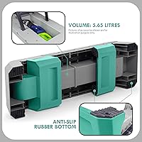 Vista 7 de leikefitness Plataforma aeróbica multifuncional con plataforma de entrenamiento de cable, banco de mancuernas ajustable, banco de pesas