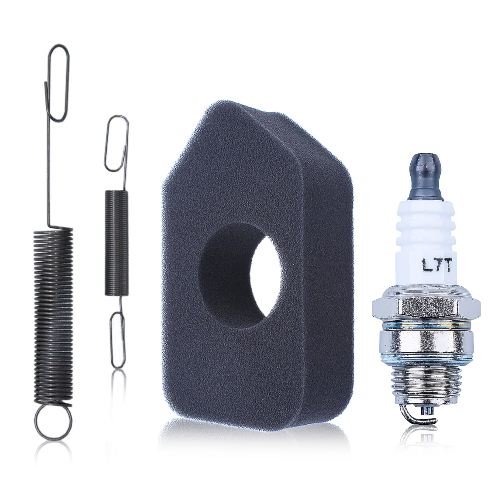 Mtanlo Air Filter For 698369, Spark Plug Air Filter for Classic Sprint 698369 691859 692211 Engines Series 450-675, Air Filter Kit with Spark Plug Springs