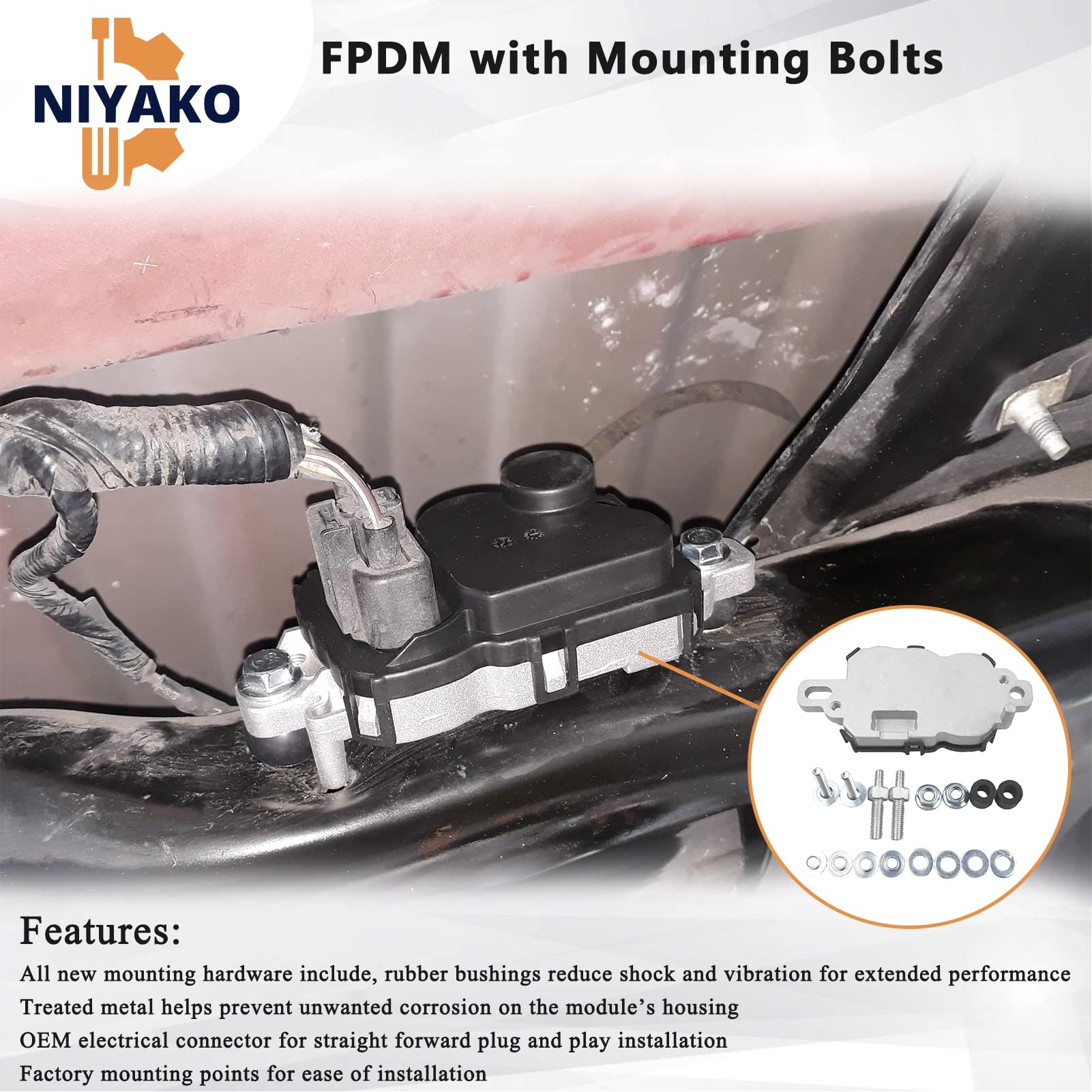 FPDM Fuel Pump Driver Module with Mounting Bolts Replacement