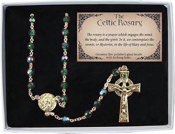 Cathedral Art Abbey & CA Gift Celtic Rosary Gift Boxed
