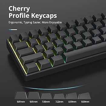 Amazon.com: Fogruaden Blank Keycaps, Thick PBT Keycaps
