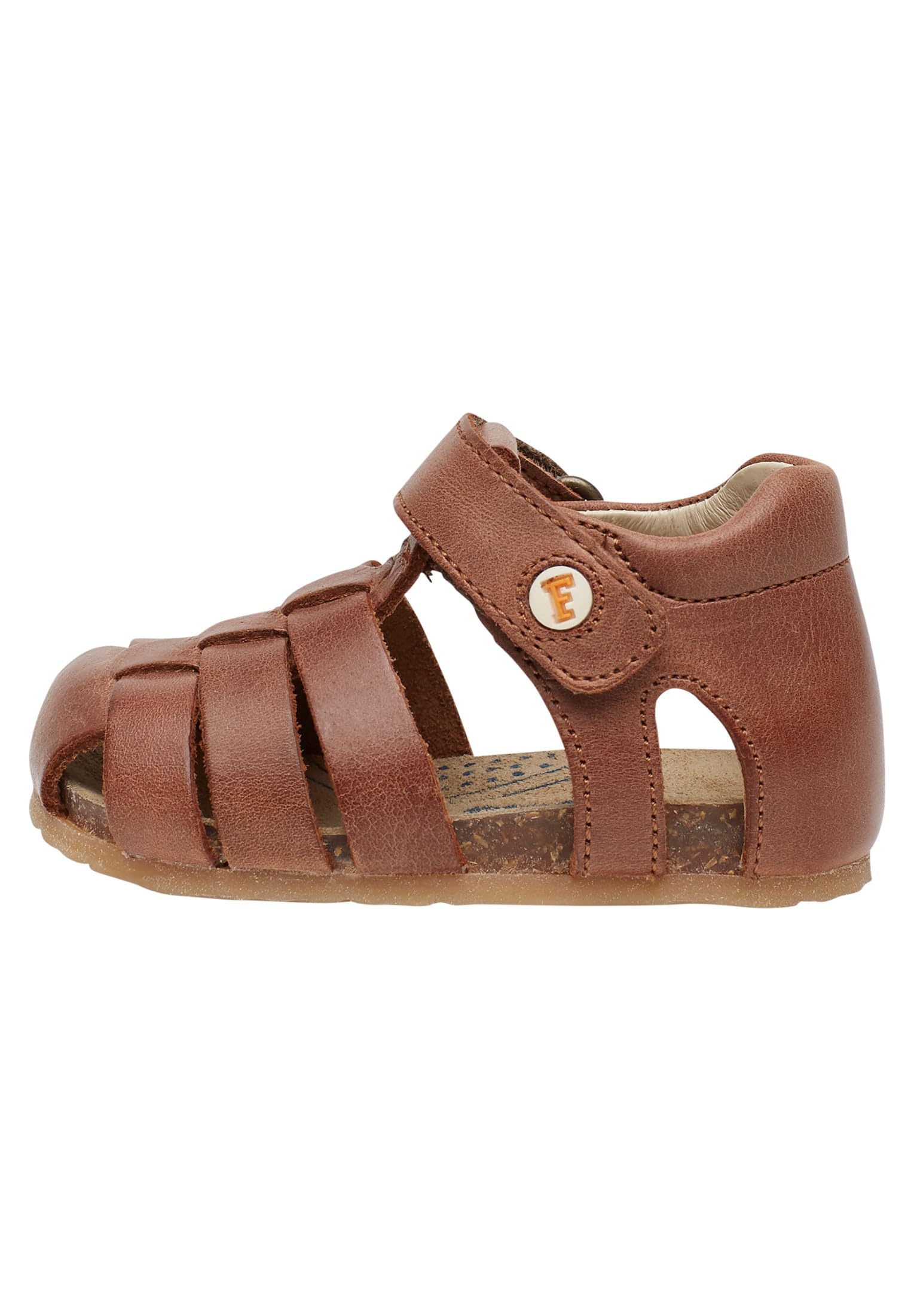 Falcotto Alby-Closed-Toe Fisherman Leather Sandals Brown 21