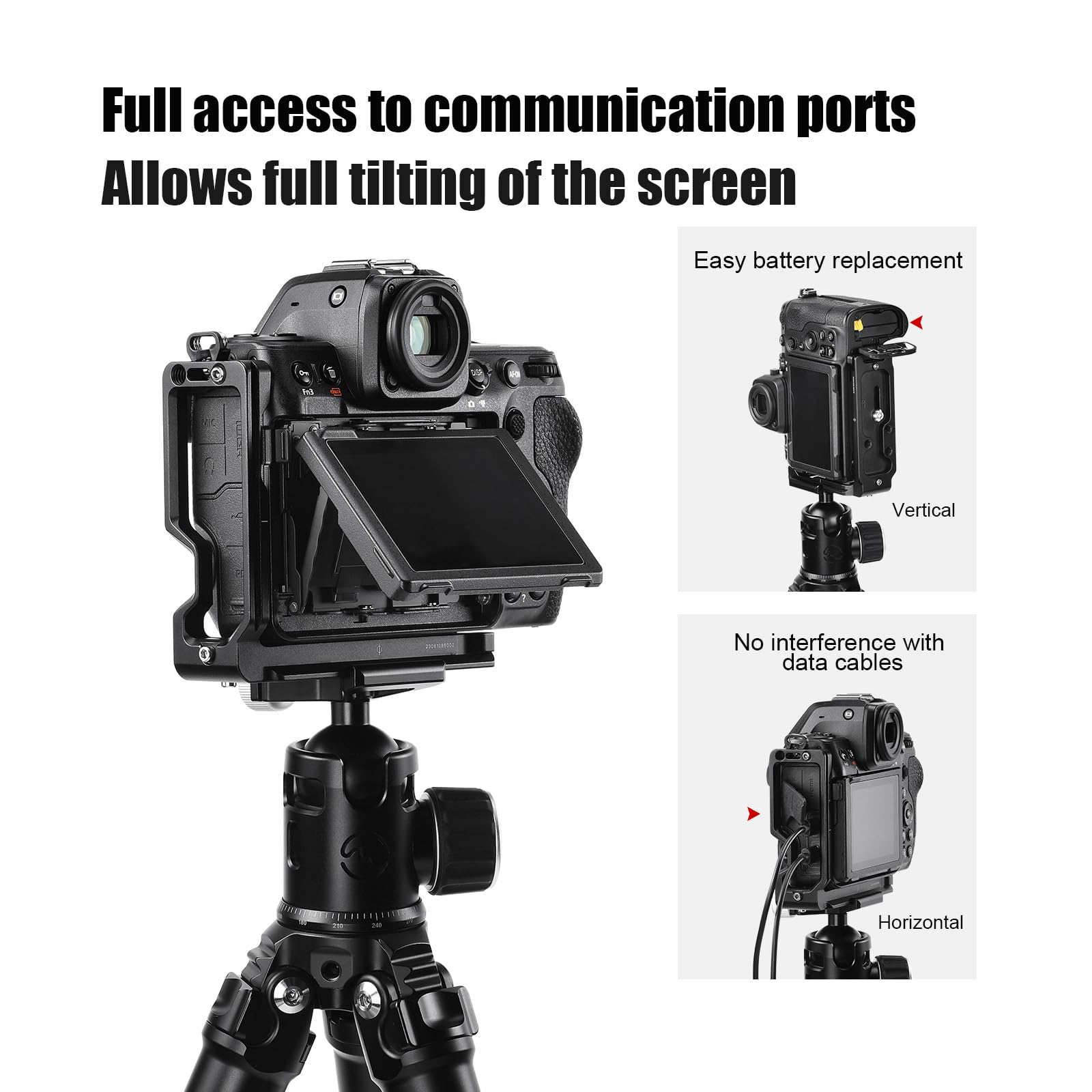 SUNWAYFOTO PNL-Z8 L-wspornik do Nik** Z8 DSLR Arca Swiss Quick Release Plate Akcesoria do aparatu