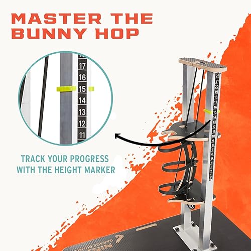 Miniatura 3 de Ninja MTB Garage Bunny - Entrenador de bicicleta de interior para dominio de habilidades y entrenamiento de fuerza, compatible con varios tamaños de