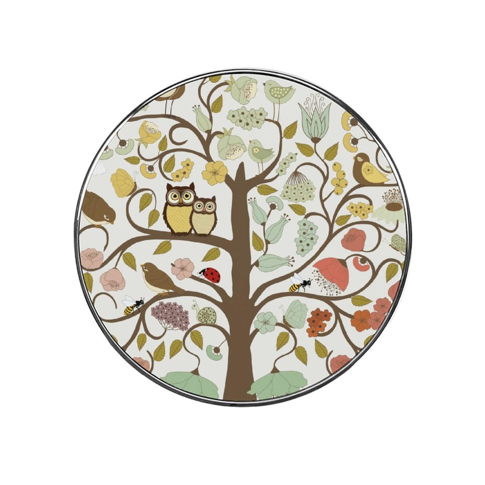 Owl Tree Bird Refrigerator Magnet Decorative Fridge Sticker For Kitchen Office Home Décor
