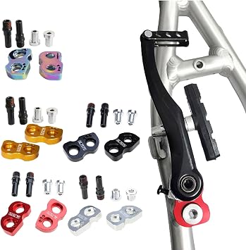 Upgrades Bike Brake Boosts Seats Aluminum V Brake Extenders Set V Brake Post Extension Mount for Wheel Size Conversion