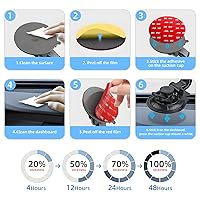 Vista 7 de Double Sided Adhesive Pads.Sticky Adhesive Pads Replacement Mounting Tape 6 Pcs.Very High Bond Sticky Adhesive Cars Dashboard &Daily Use.Car Mount