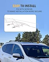 Vista 5 de Barra transversal de 220 libras para Honda CR-V CRV 2017-2022 con rieles de techo empotrados, barra de carga, barra transversal, accesorios