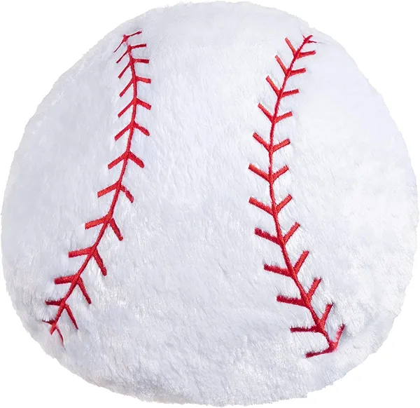 CatchStar Baseball Pillow Plush Boys: Soft Stuffed Throw Toys Gifts Stuff Softball Sports Room Decor 8-12 Year Old