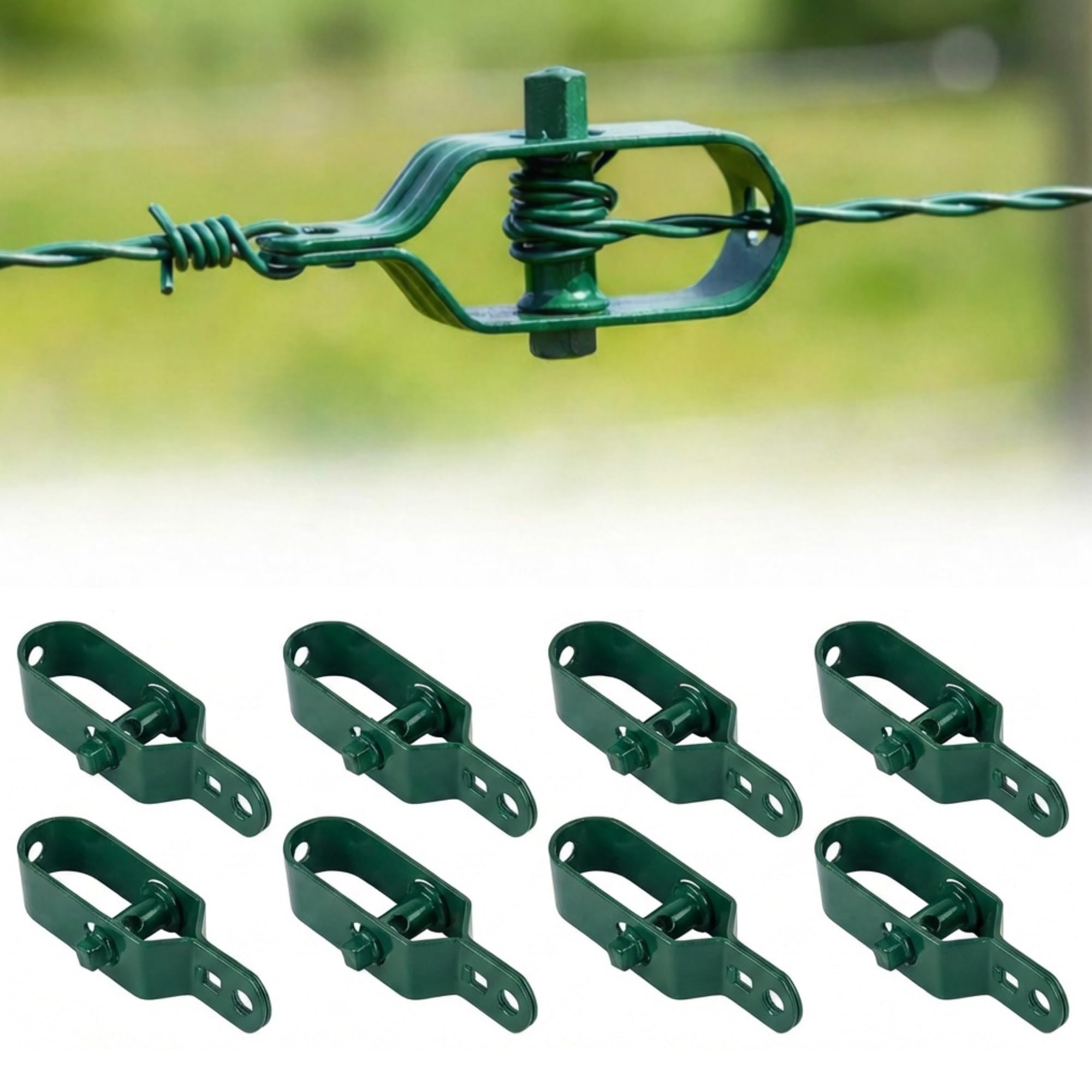 Garmix Drahtspanner – Verzinkt Oder Grün, 95–130 Mm – Robust & Witterungsbeständig Für Zäune & Seile