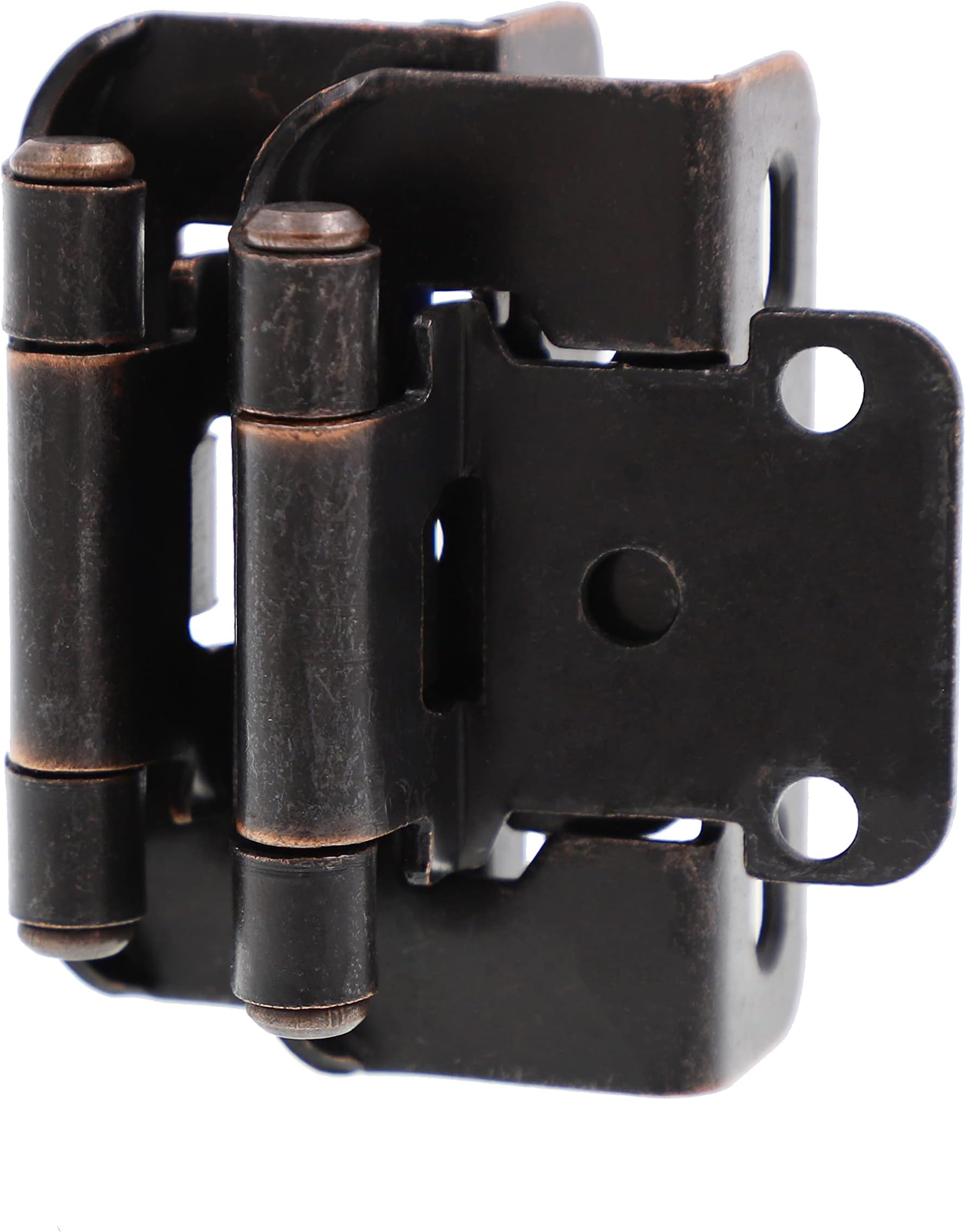 DecoBasics KN16AC10 1/2" Overlay 3/4" Frame Partial Semi Wrap Cabinet Hinge, Oil Rubbed Bronze