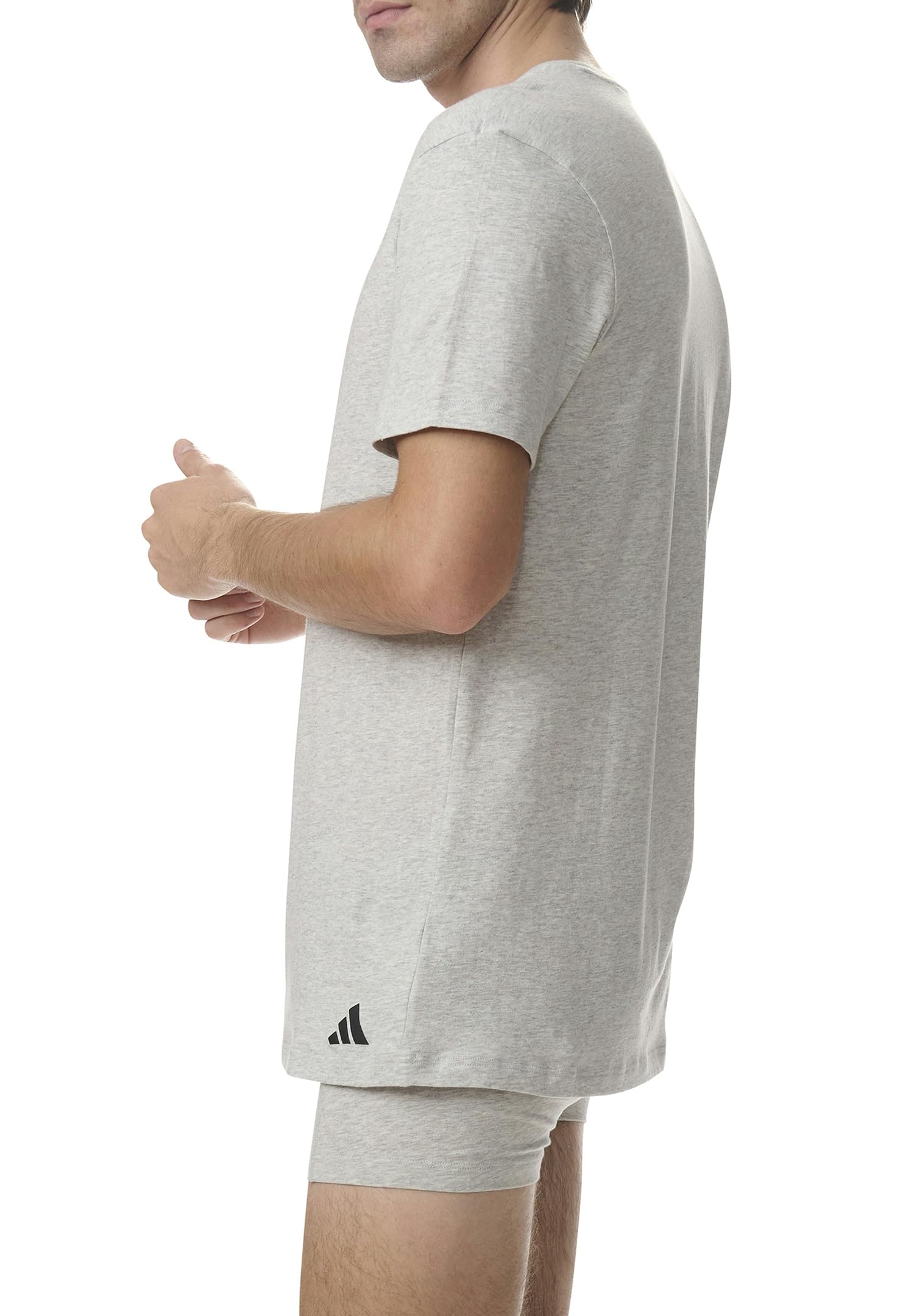 adidas Podkoszulek Mężczyźni Adidas Herren Unterwäsche V Neck Shirt (3pk) - Active Core Cotton