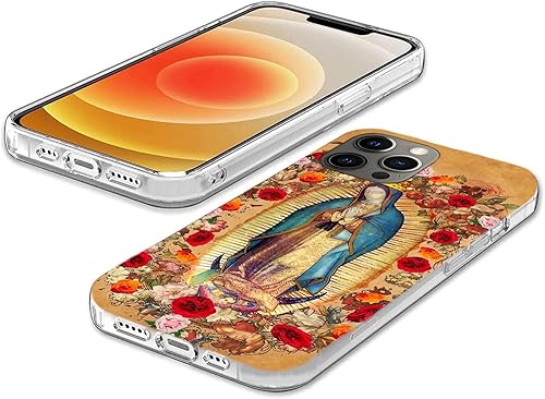 Miniatura 4 de Funda para teléfono compatible con iPhone 11, con texto en inglés "Our Lady of Guadalupe, Virgen María, Católica, México", protección de silicona