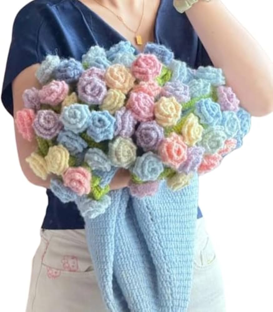 Amazon | 花束になるブランケット かぎ針編みキット フラワーブーケ Amazon | 花束になるブランケット かぎ針編みキット フラワーブーケ