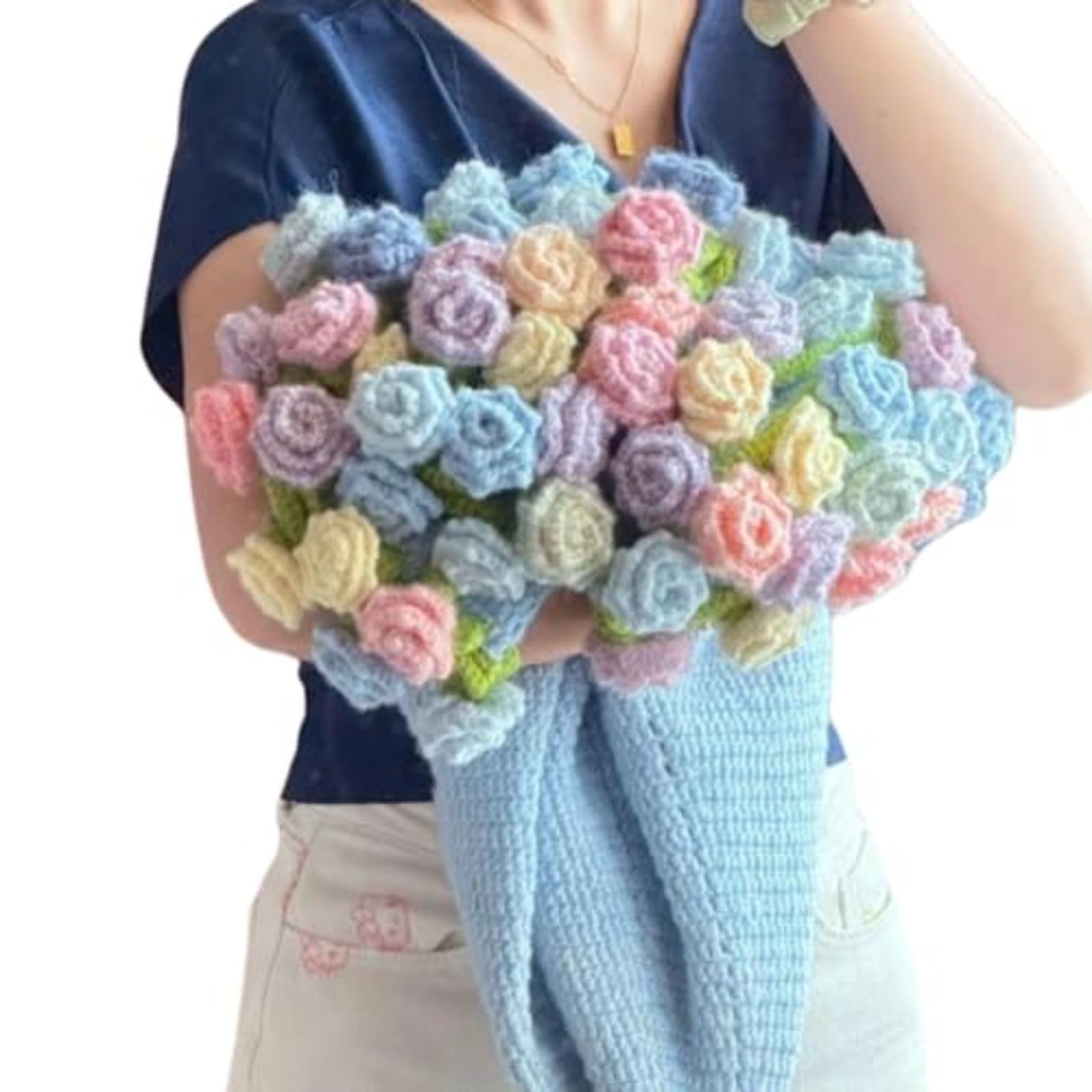Amazon | 花束になるブランケット かぎ針編みキット フラワーブーケ
