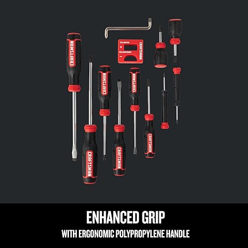 Miniatura 5 de Juego de destornilladores CRAFTSMAN, bimaterial, 12 piezas (CMHT65071N)