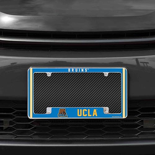 Miniatura 211 de Rico Industries NCAA Classic 12" x 6" Chrome All Over Automotive License Plate Frame for Car/Truck/SUV