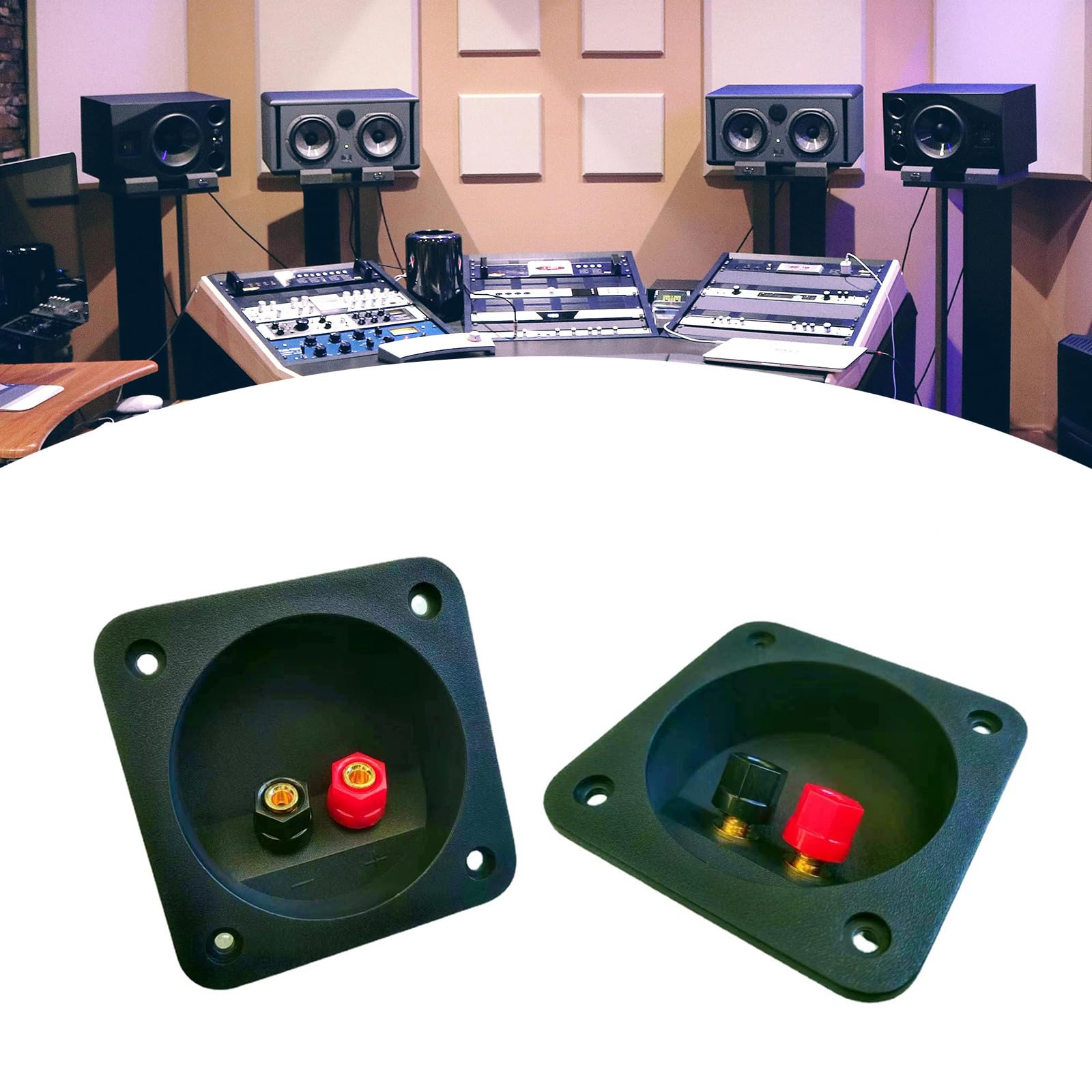 Professional Stage Speakers Junction Box ABS Wiring Speakers Connectors Coppers Terminals Box Accessories