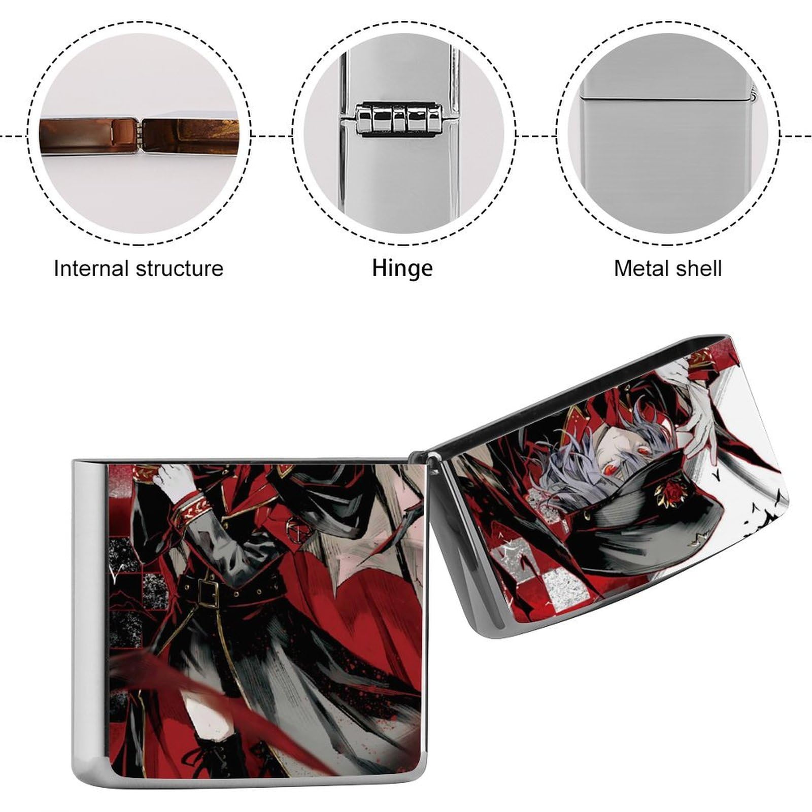 Amazon.co.jp: ジッポライターケース 東方シリーズ レミリア 軍服風