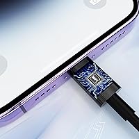 Vista 4 de Cargador de iPhone de carga rápida, cargador de pared USB C de 20 W PD de 4 unidades con cable de carga rápida de 1.8 m - Cargador rápido