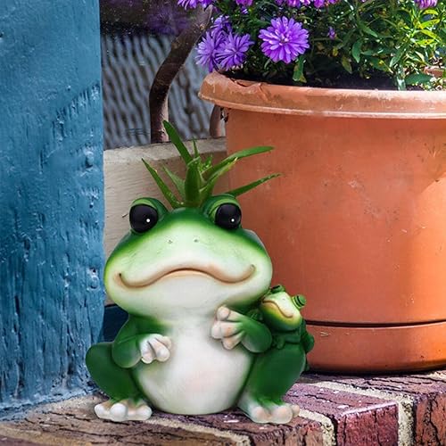 Miniatura 3 de Xuyuan Molde para macetas  Molde de resina en forma de rana  Molde para macetas de hormigón, molde de silicona para macetas, portavelas para