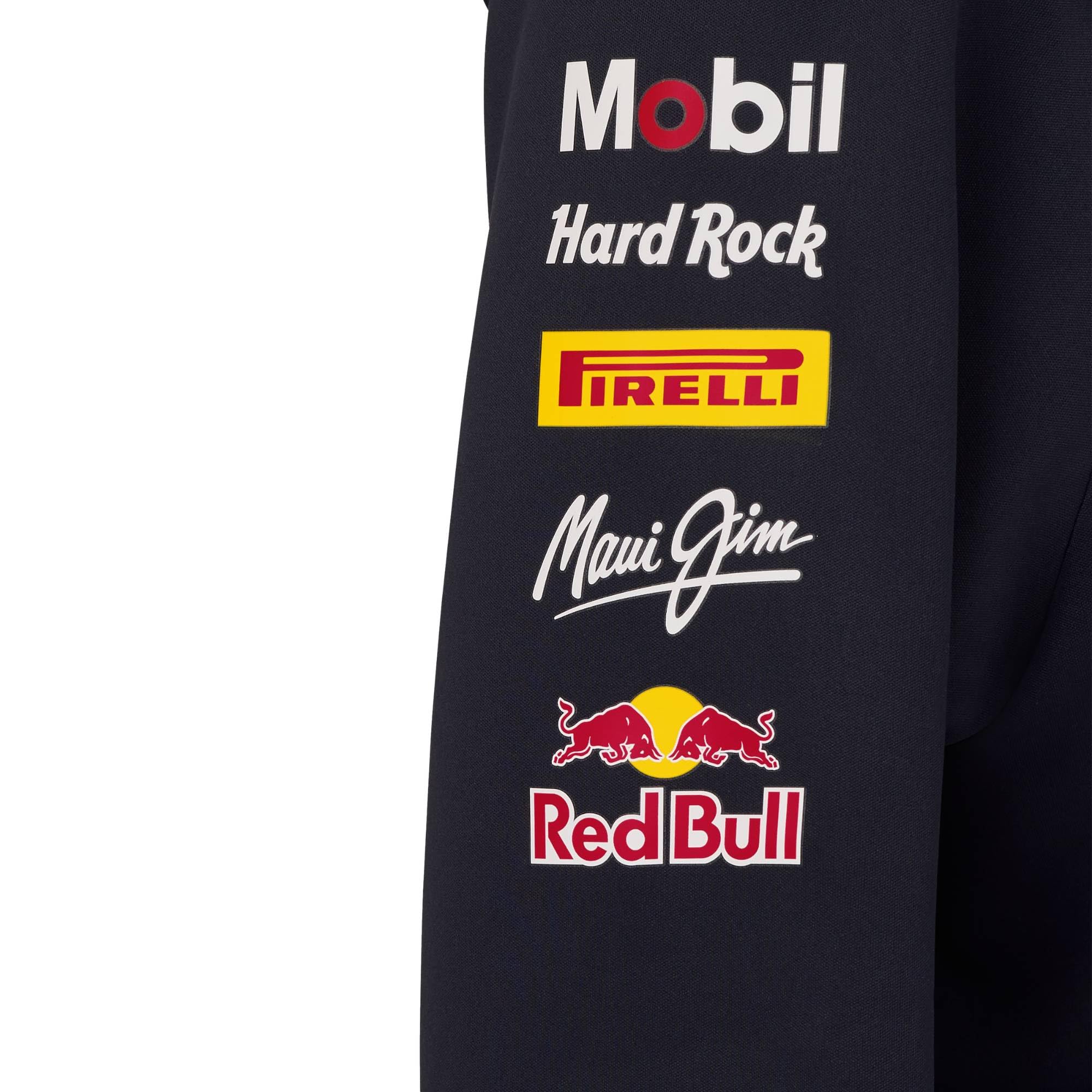 Red Bull ENERGY WEAR Oracle RB Racing Kinder Replica Zip Hoodie Blau | Offizieller Formel 1 Fanartikel - 91% Polyester, 9% Elastan - von - mit durchgehendem Reißverschluss - Kapuze
