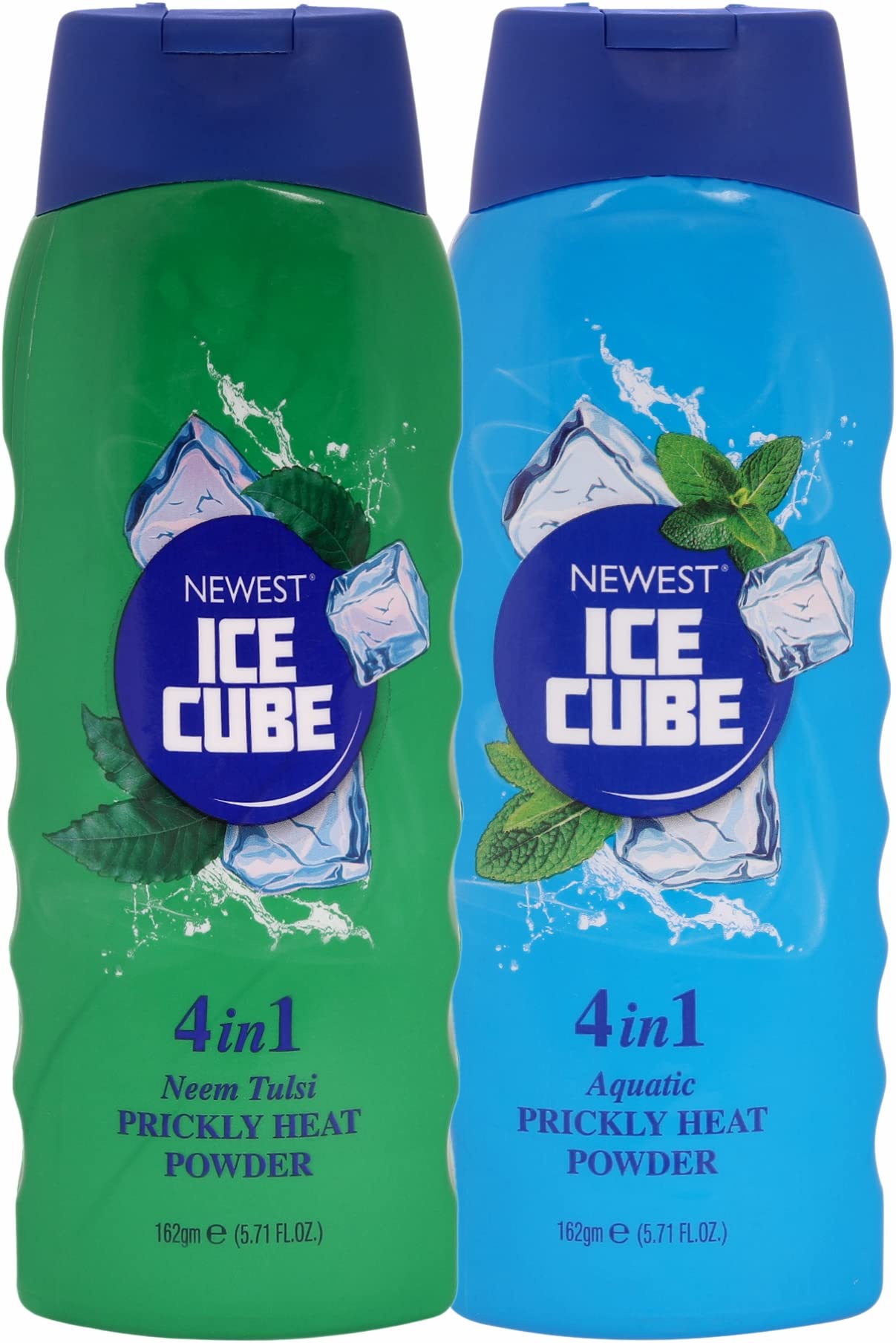 ONE CENTRENewest Ice Cube Thande Ka Funda Neem Tulsi & Aquatic Talcum Powder (2 X 81G)