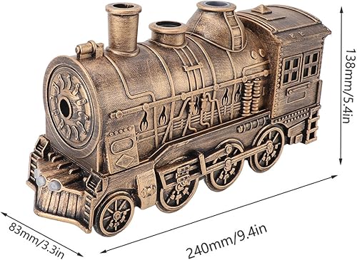 Miniatura 9 de Gonetre Christmas Train Diffuser Locomotive Train Essential Oil Diffuser Humidifier Cool Mist Diffuser with Dual Outlets 300ml Capacity for Bedroom
