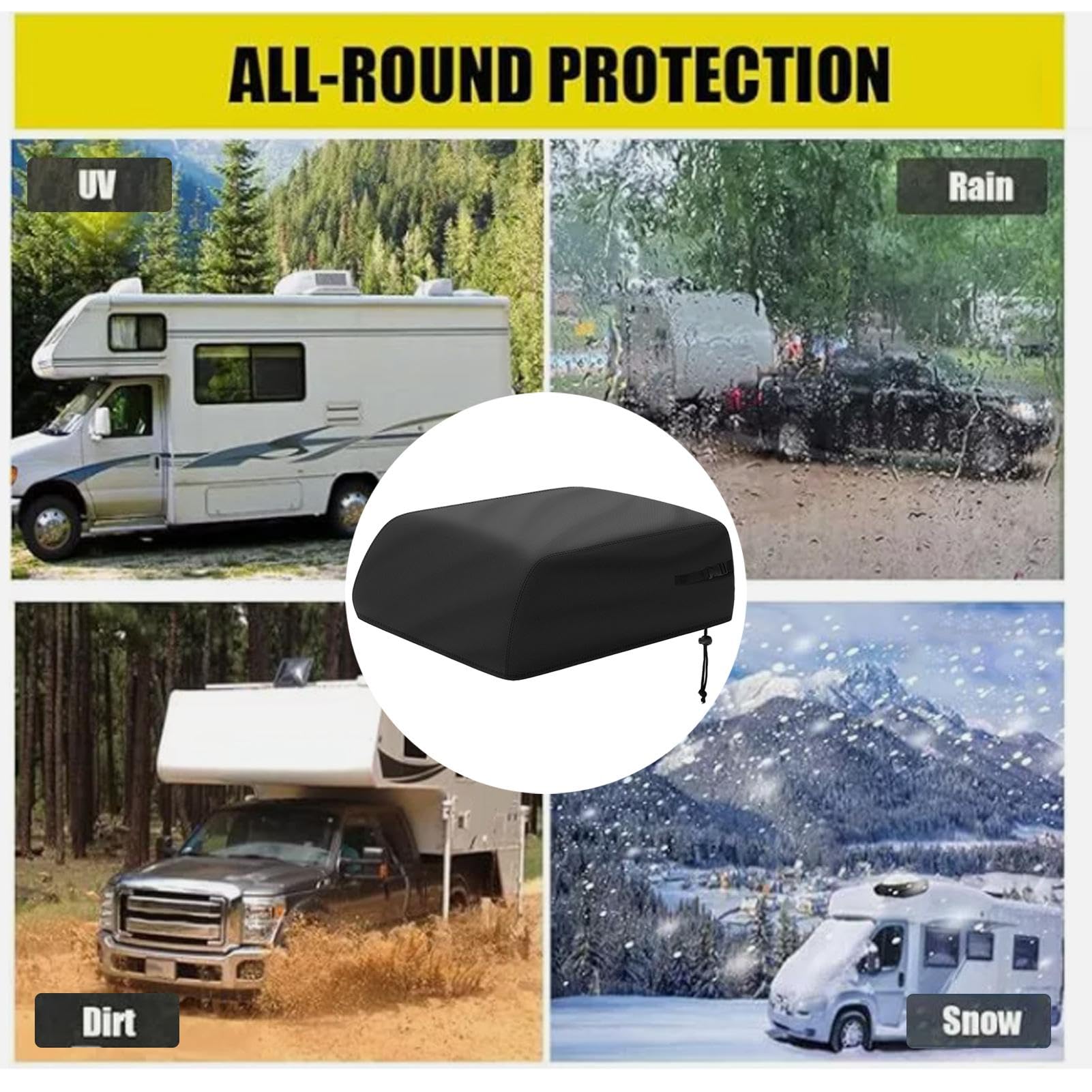 Housse,Housse De Protection Pour Climatiseur, Protection Pour L'extérieur Et L'hiver, Résistante