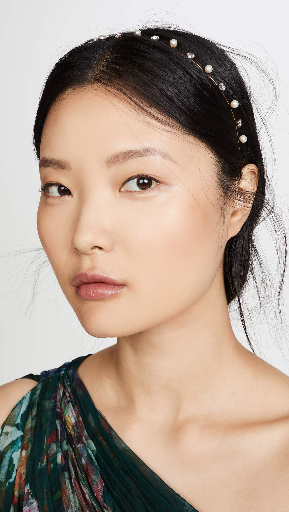Amazon.com : Jennifer Behr Women's Ines Skinny Headband, Crystal