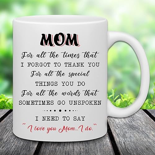 Vista 4 de WHIDOBE Taza de café personalizada de 11 onzas, taza de 15 onzas para mamá, hija con personajes femeninos, nombres, citas, regalo personalizado