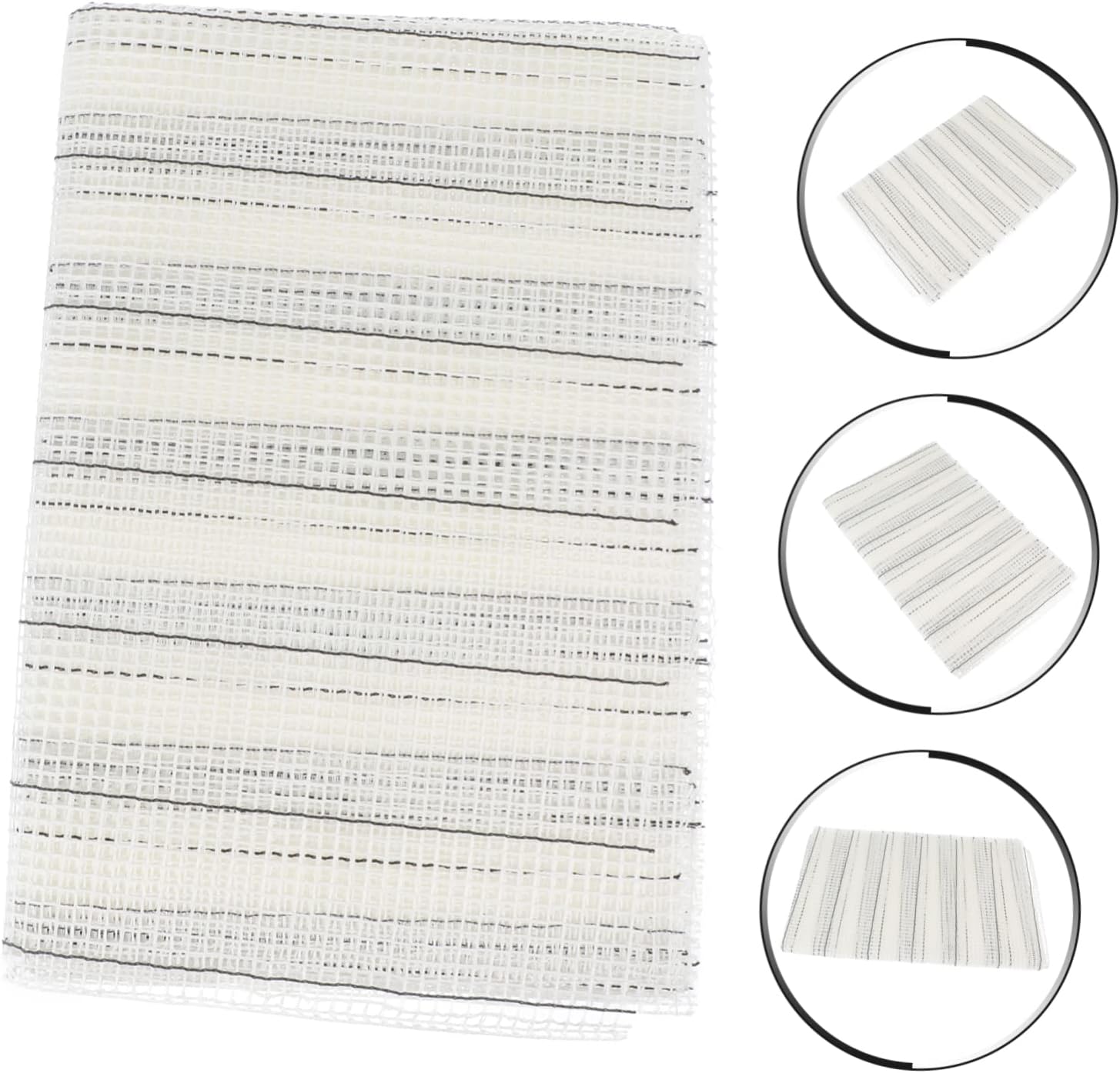 Angoily DIY Rug Carpet Hooking Mesh Blank Rug Making Material Cuttable Floor Mat Accessory