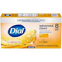 Vista 6 de Dial Barra de jabón desodorante antibacteriano, Advanced Clean Gold, 4 onzas, 32 barras, protección contra olores durante todo el día, probado por