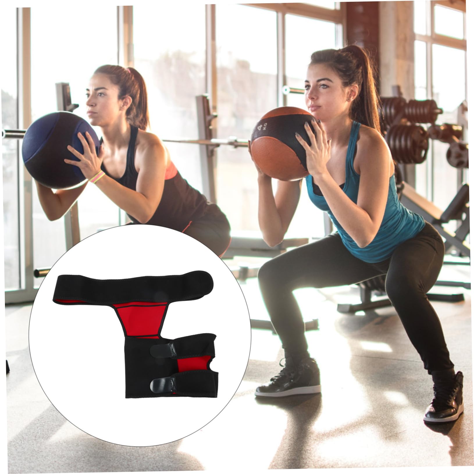 NOLITOY Adjustable Groin Support Wrap Neoprene Compression Brace for Hamstring Thigh Relief Lightweight Moisture Wicking Design for Men Women