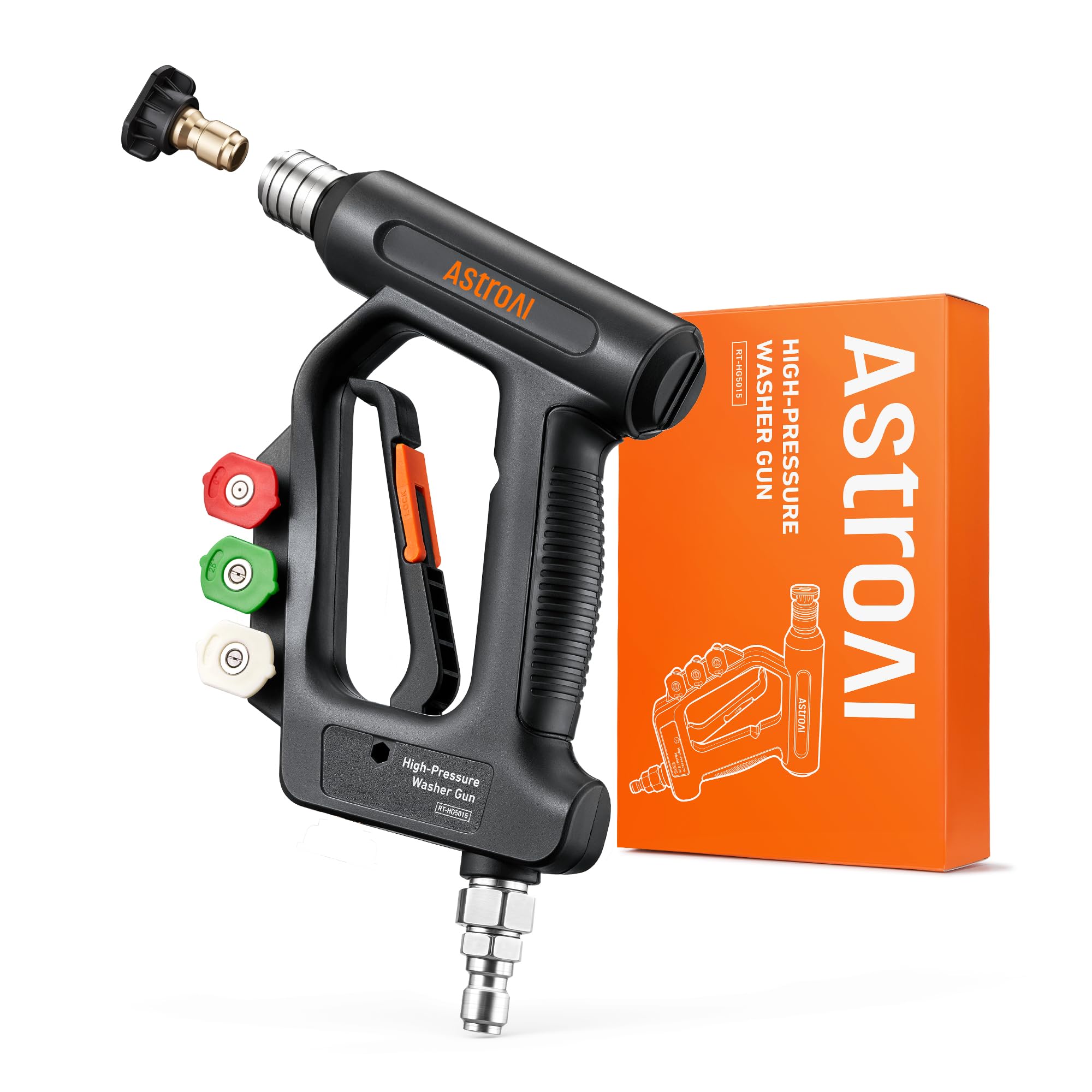 Amazon.com : AstroAI Short Pressure Washer Gun with Swivel - High