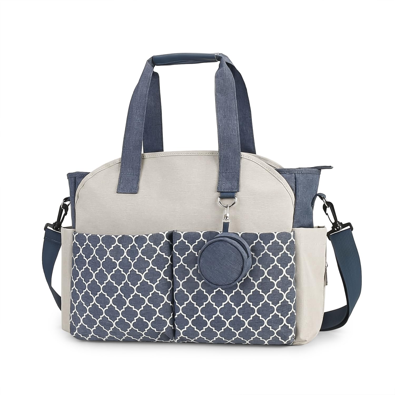 Sac à langer fourre-tout pour bébé avec station à langer et bandoulière réglable