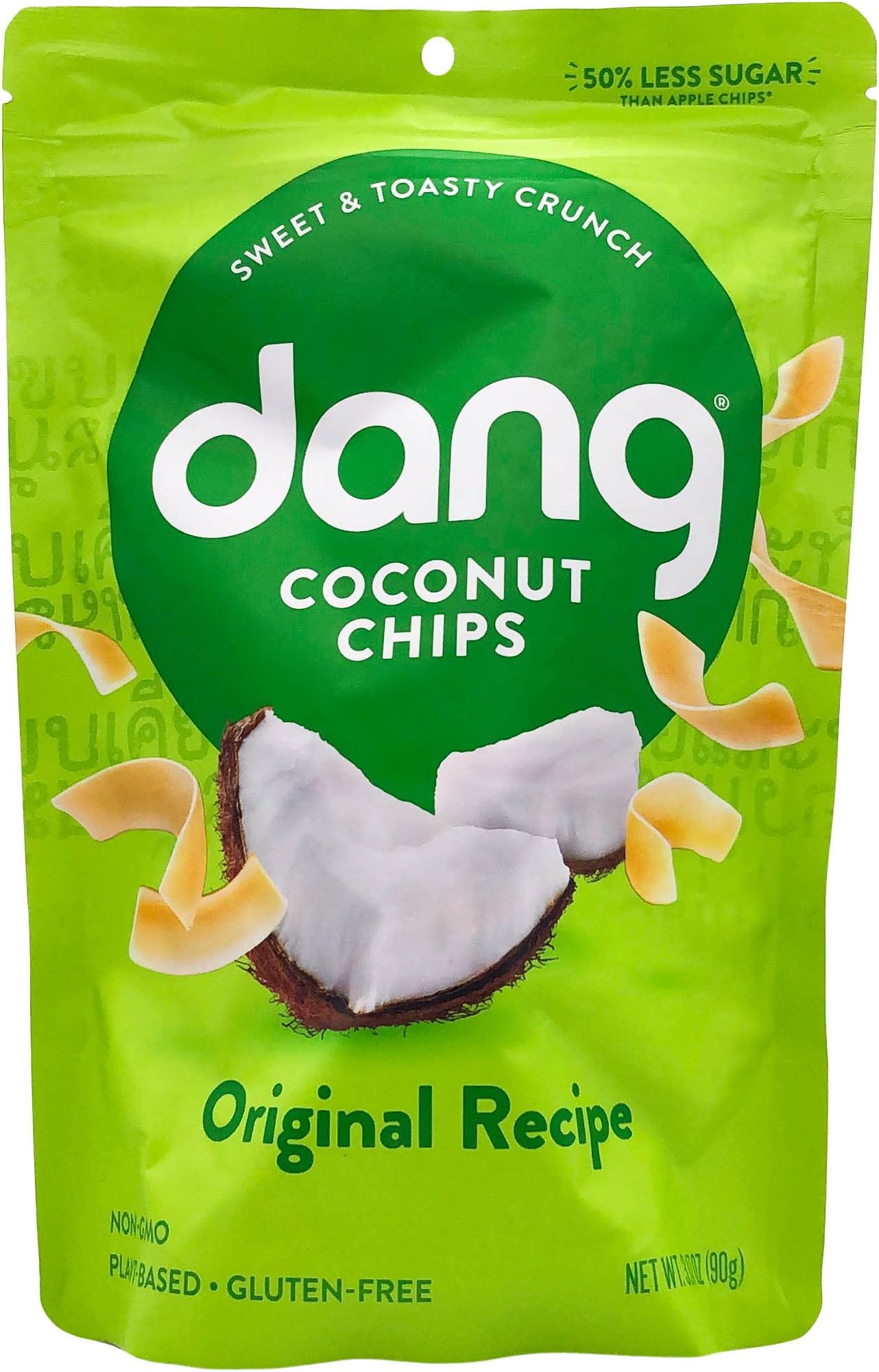 Dang Foods LLC, Coconut Chips, 3.17 oz (90 g)