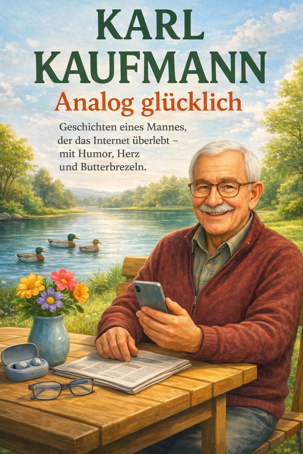 Karl Kaufmann: Analog Glücklich - Geschichten eines Mannes, der das Internet überlebt - mit Humor, Herz und Butterbrezeln