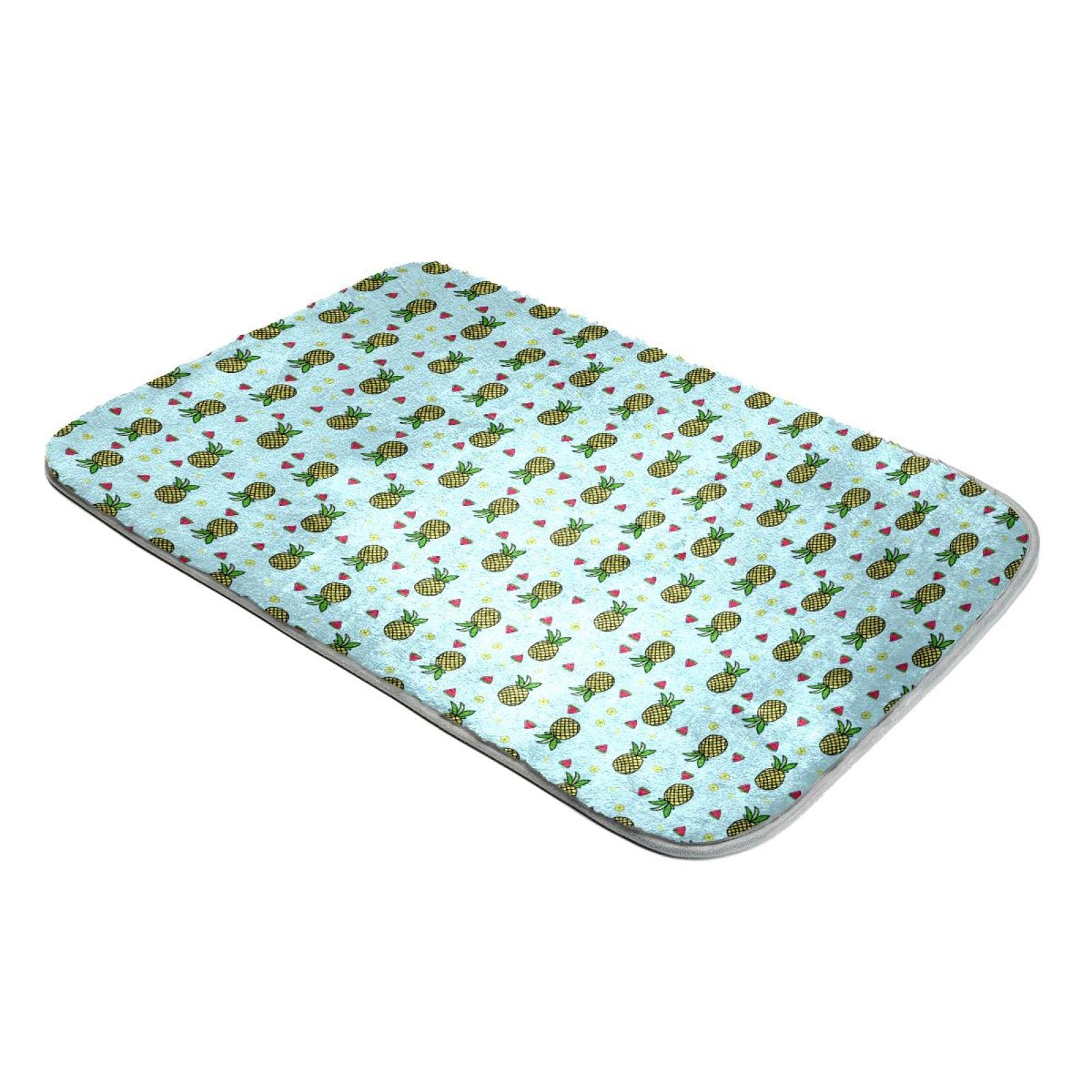 Tapis ananas poils longs ultra doux pour isoler un sol froid et dur avec style