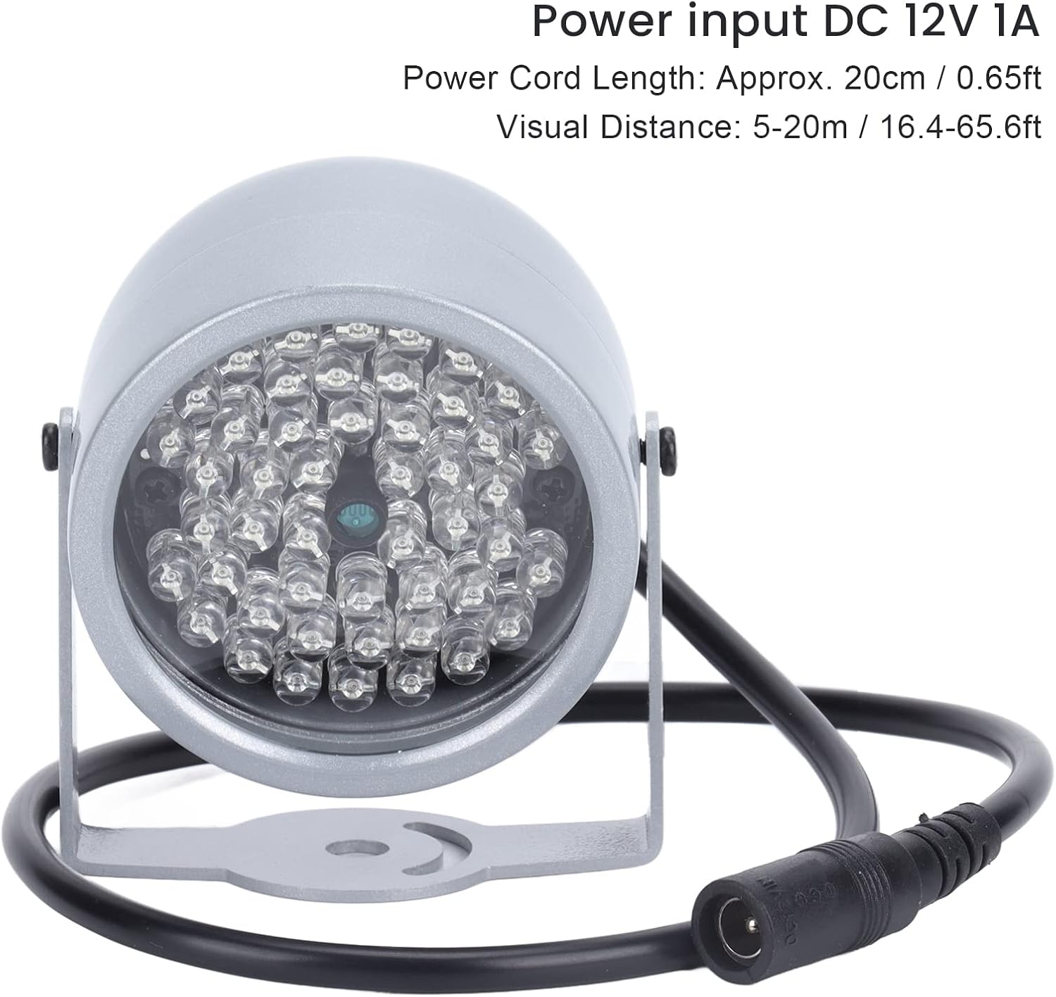IR Illuminators, Night Vision Infrared Light 48 LED Night Vision Waterproof Lamp IR Infrared Light for Indoor Outdoor Security Camera Surveillance
