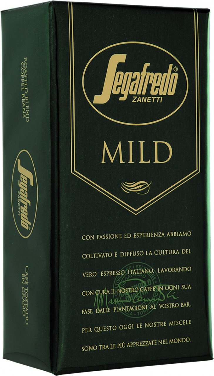Segafredo Łagodne ziarna kawy z Włoch (6 x 1 kg)