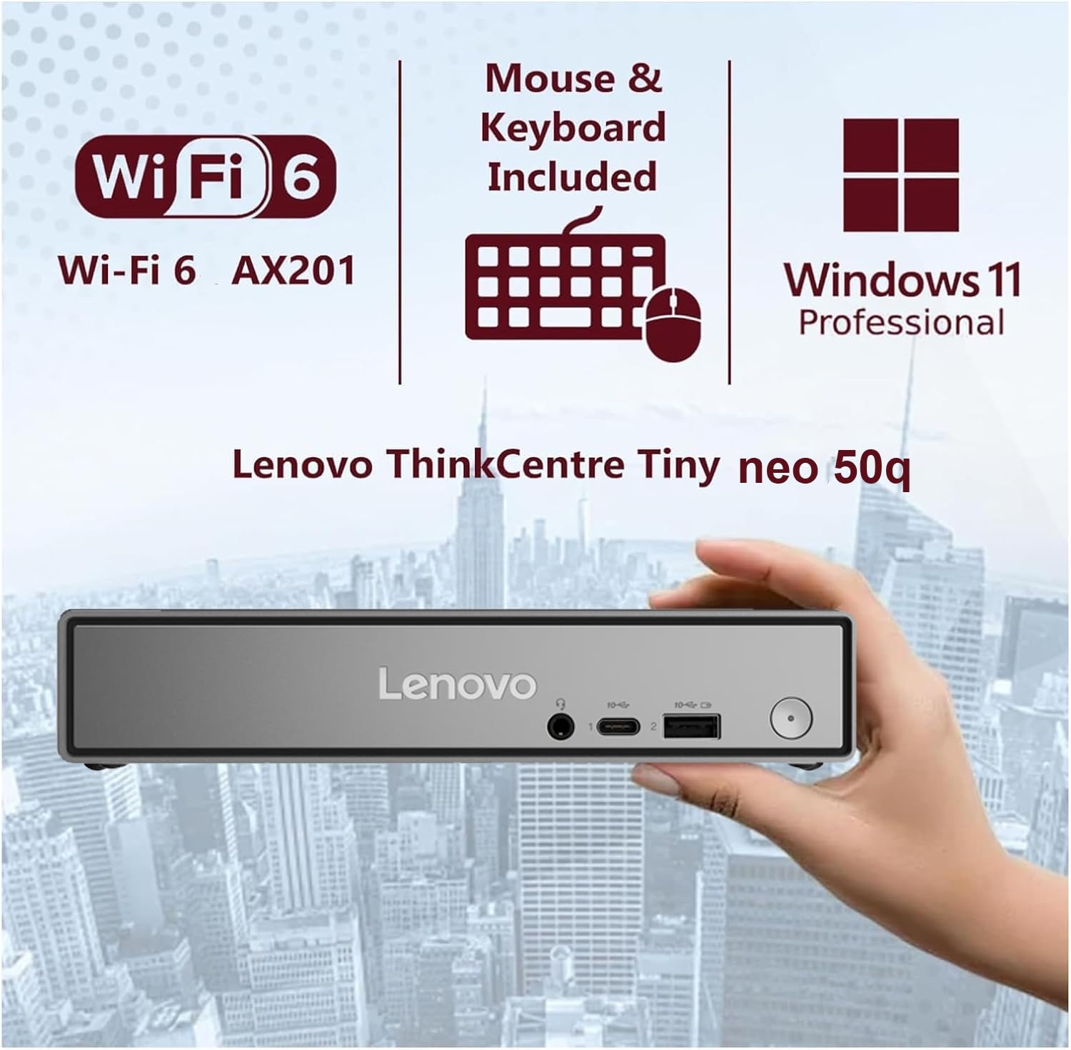 Amazon.co.jp: Lenovo ThinkCentre neo 50q Tiny Business Desktop