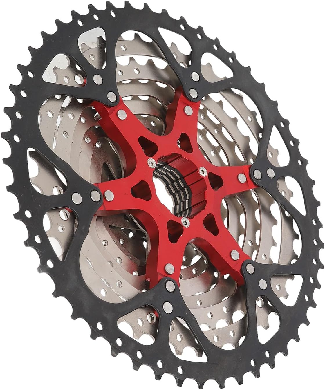 Airshi Ultralight Cassette Freewheel, Rotationally Aluminum Alloy 10 Speed Cassette Flywheel for Assisted Bikes, Airshi4d3fgwhyt6