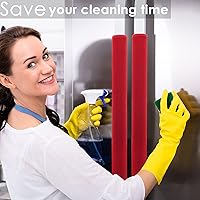 Vista 4 de Juego de 6 fundas para manijas de puerta de refrigerador, juego de 6 manijas de decoración para electrodomésticos de cocina, nevera, microondas