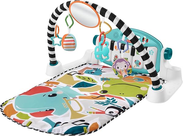Fisher-Price Blue Glow and Grow Kick & Play Piano Gym